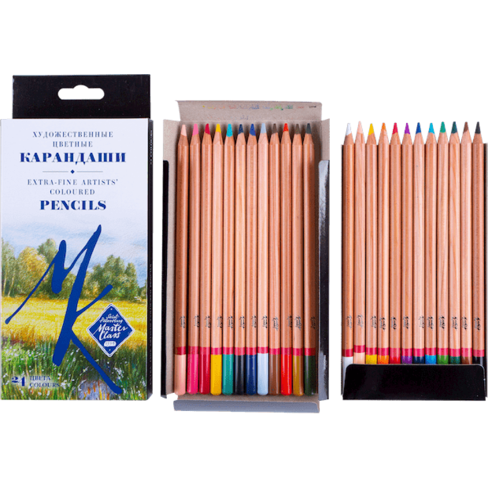  профессиональных цветных карандашей «Мастер-Класс», 24 цвета